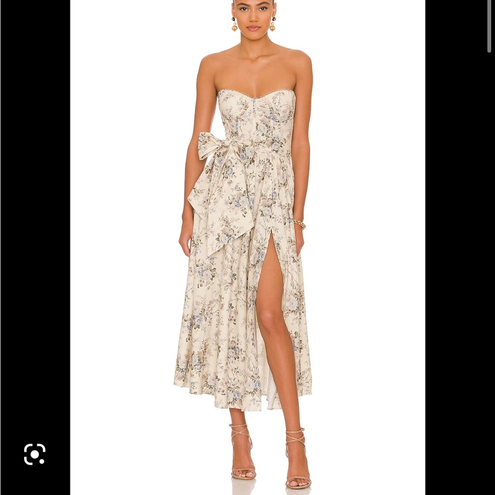 V Chapman Valentina Dress in Blue Bouquet